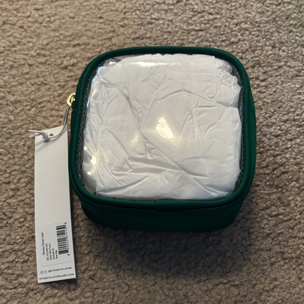 Stoney Clover Lane Emerald Green Pouch
